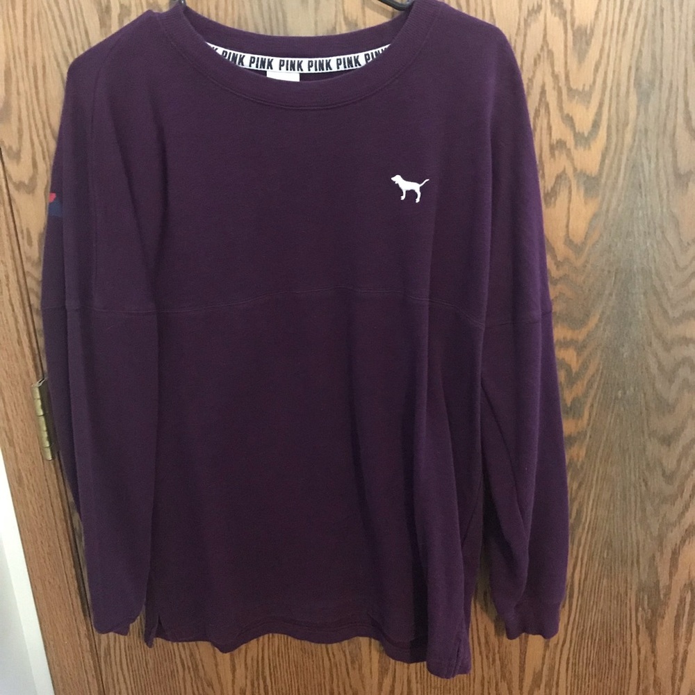 PINK long sleeved shirt. Size small